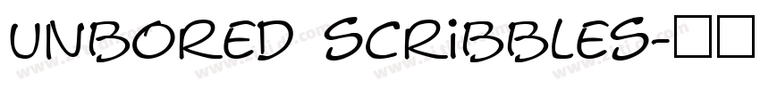 unbored scribbles字体转换